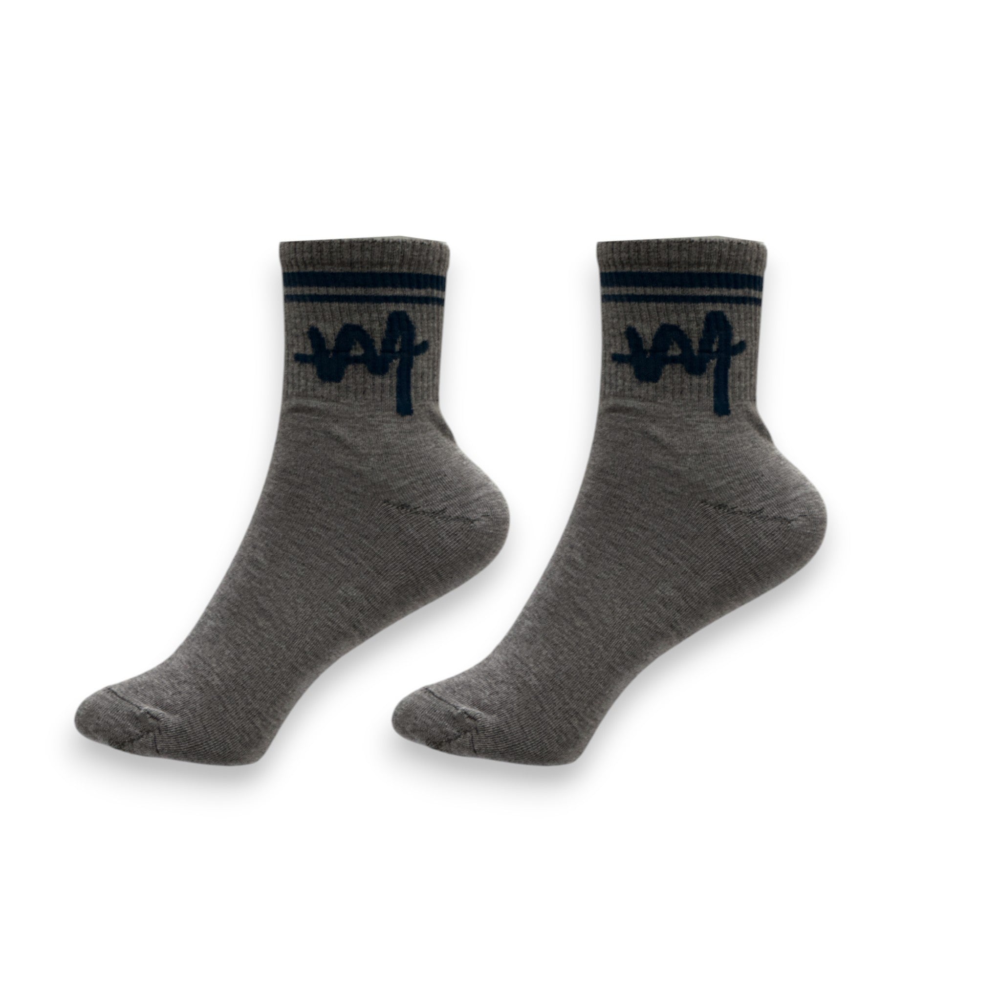 Black and Orange Ankle Socks