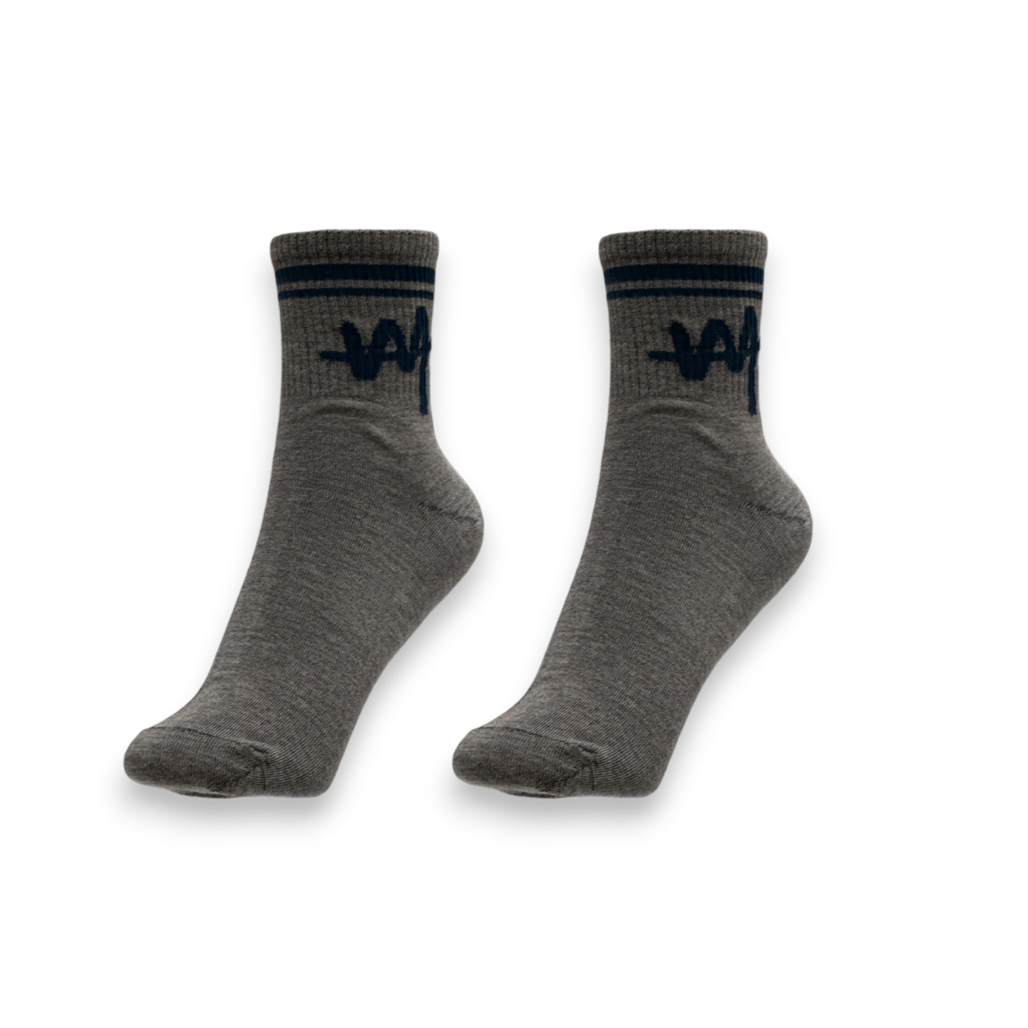 Black and Orange Ankle Socks