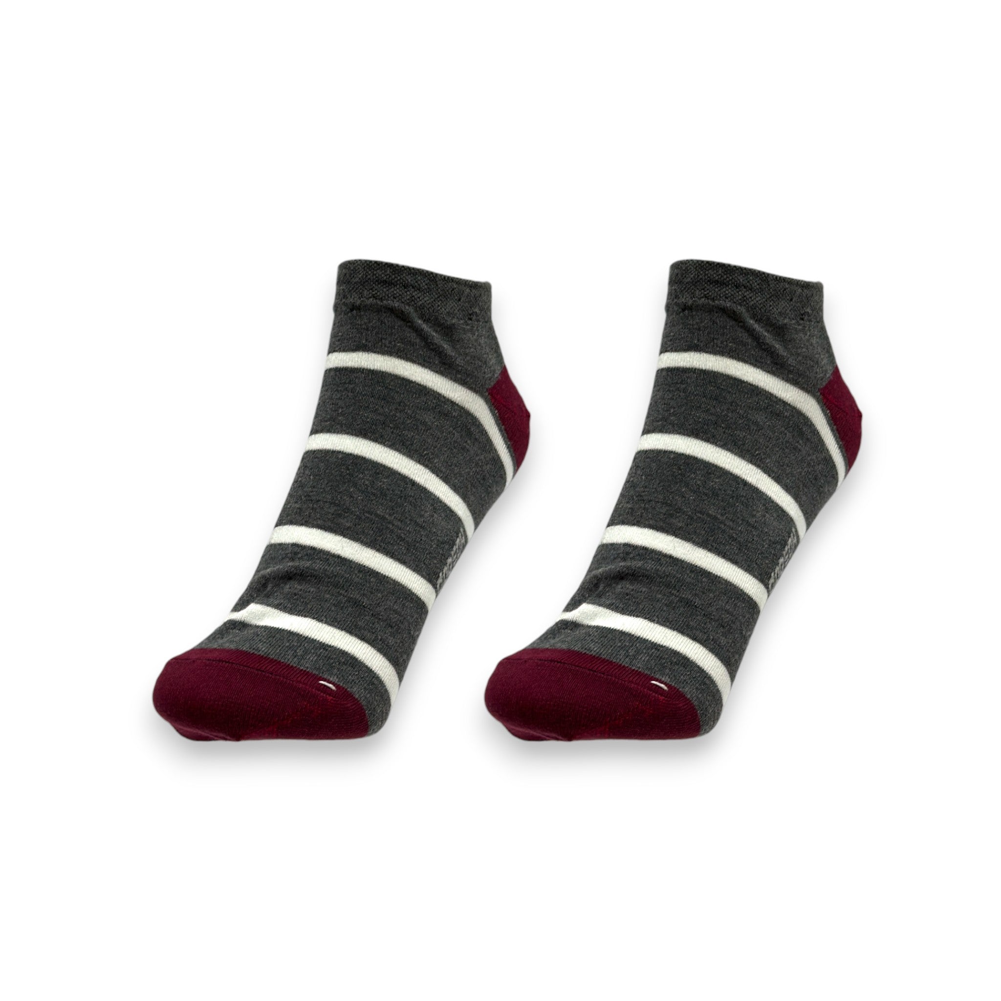 Striped Mint and Blue Ankle Socks