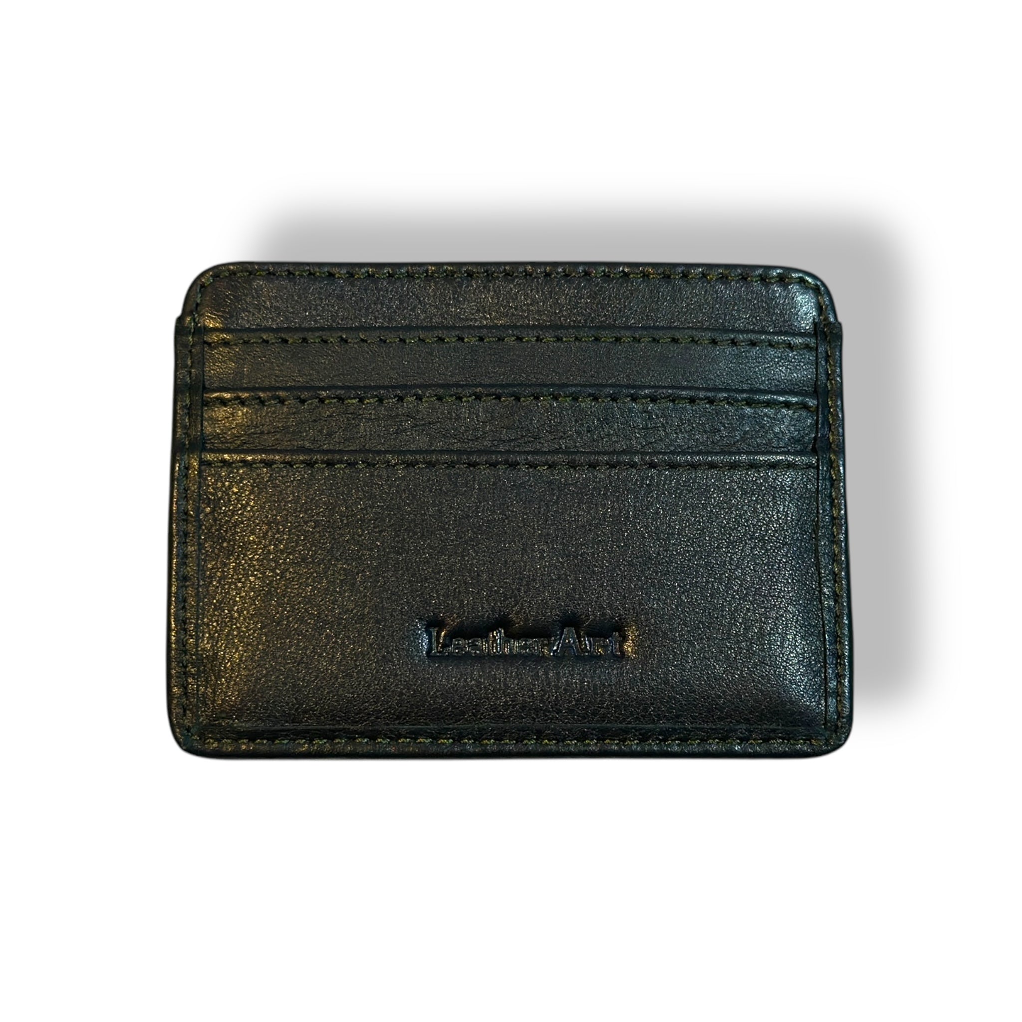 Green Leather Cardholder