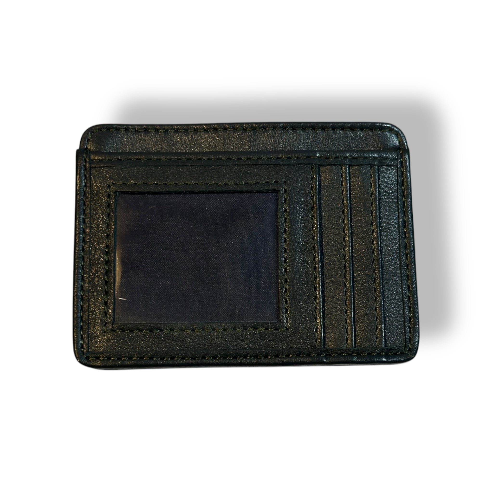 Green Leather Cardholder
