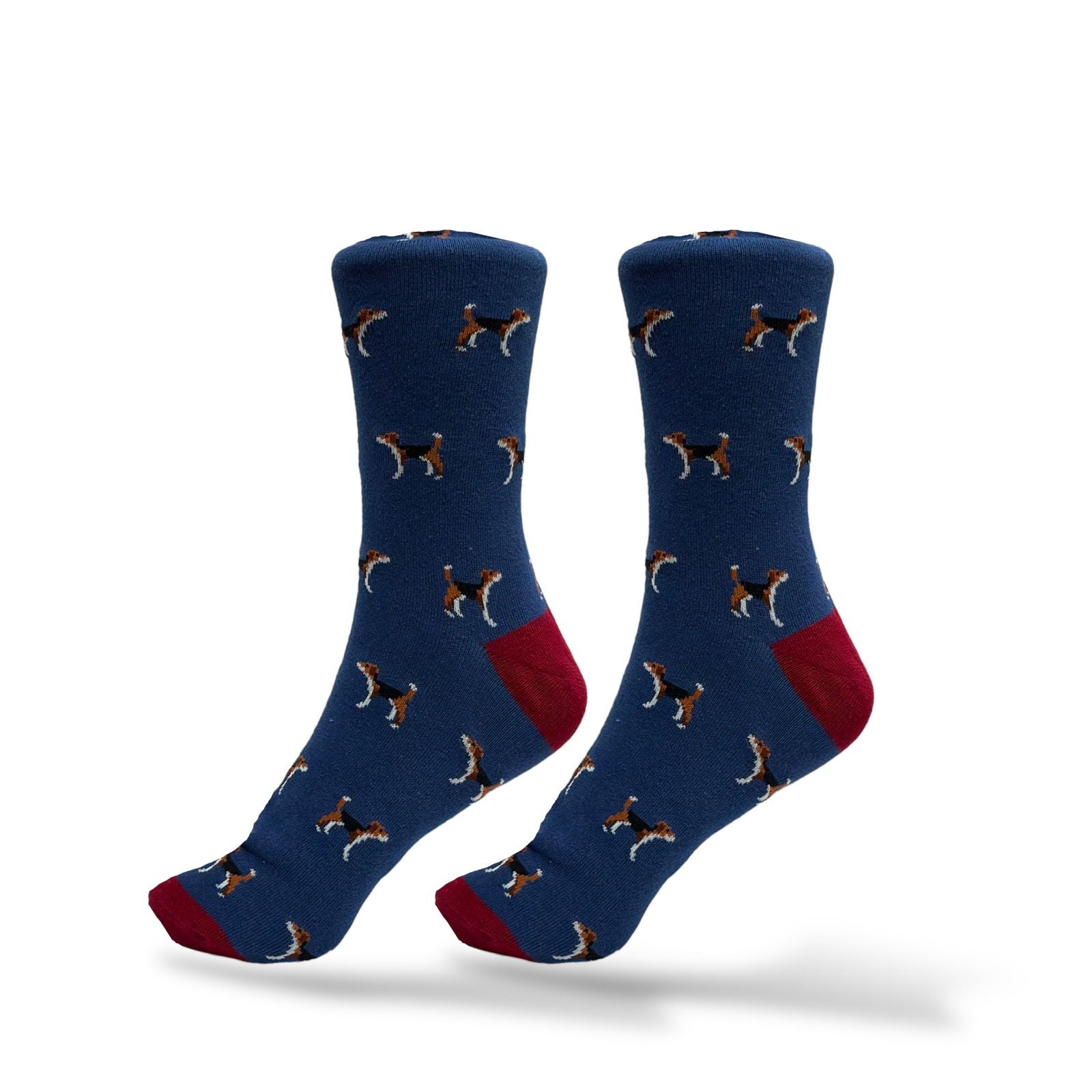 Dog Print Blue Socks