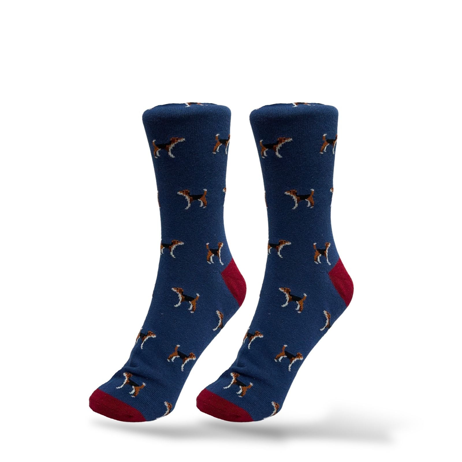 Dog Print Blue Socks