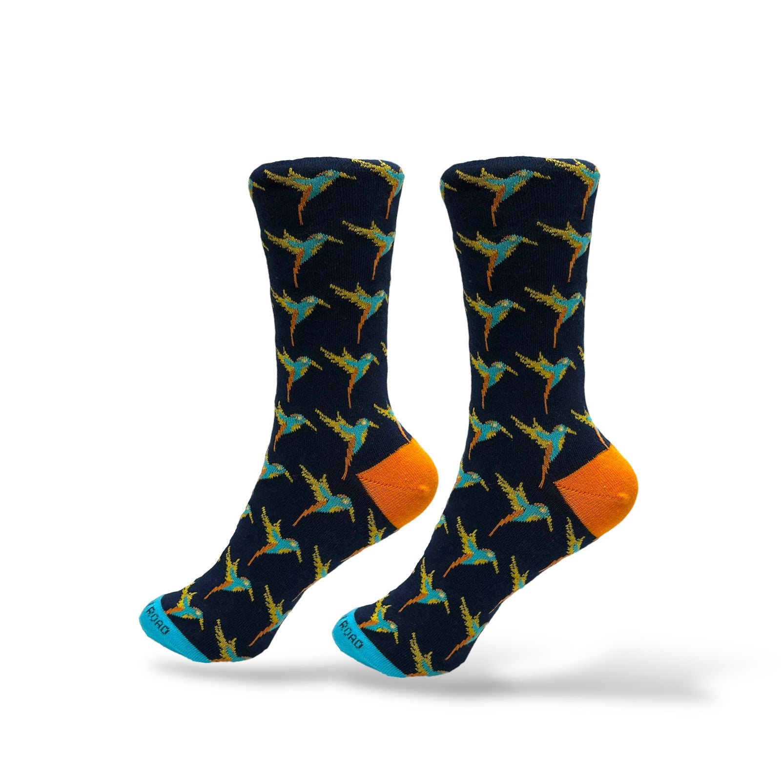 Parrot Print Navy Socks